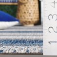 thumbnail image 5 of SAFAVIEH Courtyard Paul Striped Indoor/Outdoor Area Rug, 2' x 3'7", Grey/Navy, 5 of 13