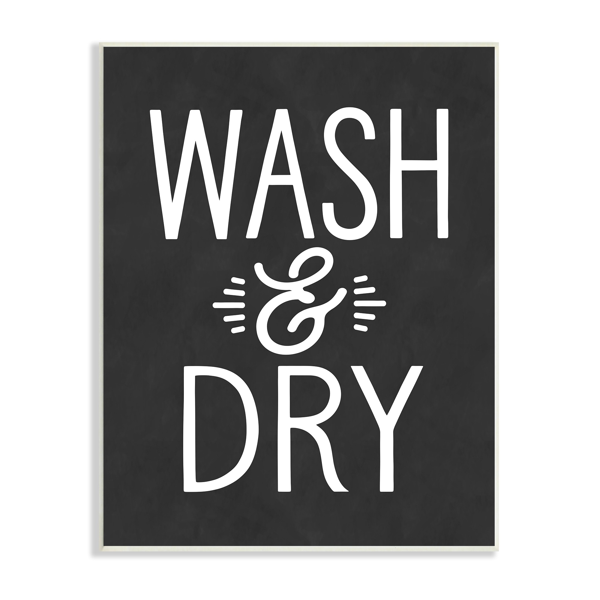 Wash And Dry Vintage Cleaning Phrase Kitchen Laundry Typography Graphic Art Unframed Art Print Wall Art