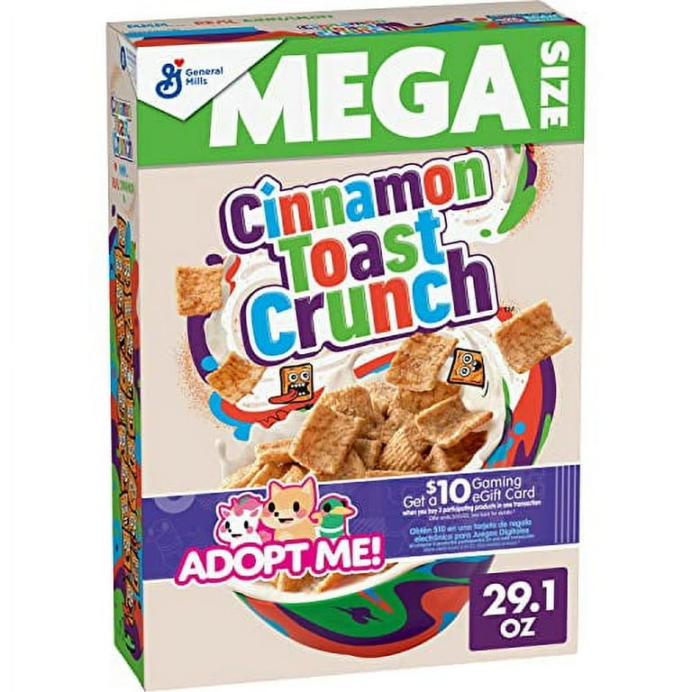 Pack) Cinnamon Toast Crunch Breakfast Cereal, Crispy, 09/02/2023