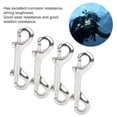thumbnail image 4 of Double Ended Snap Hook, L100MM 316 Stainless Steel Marine Grade Double End Bolt Snaps Hardware for Linking Pet Dog Leash Collar, 4 of 5