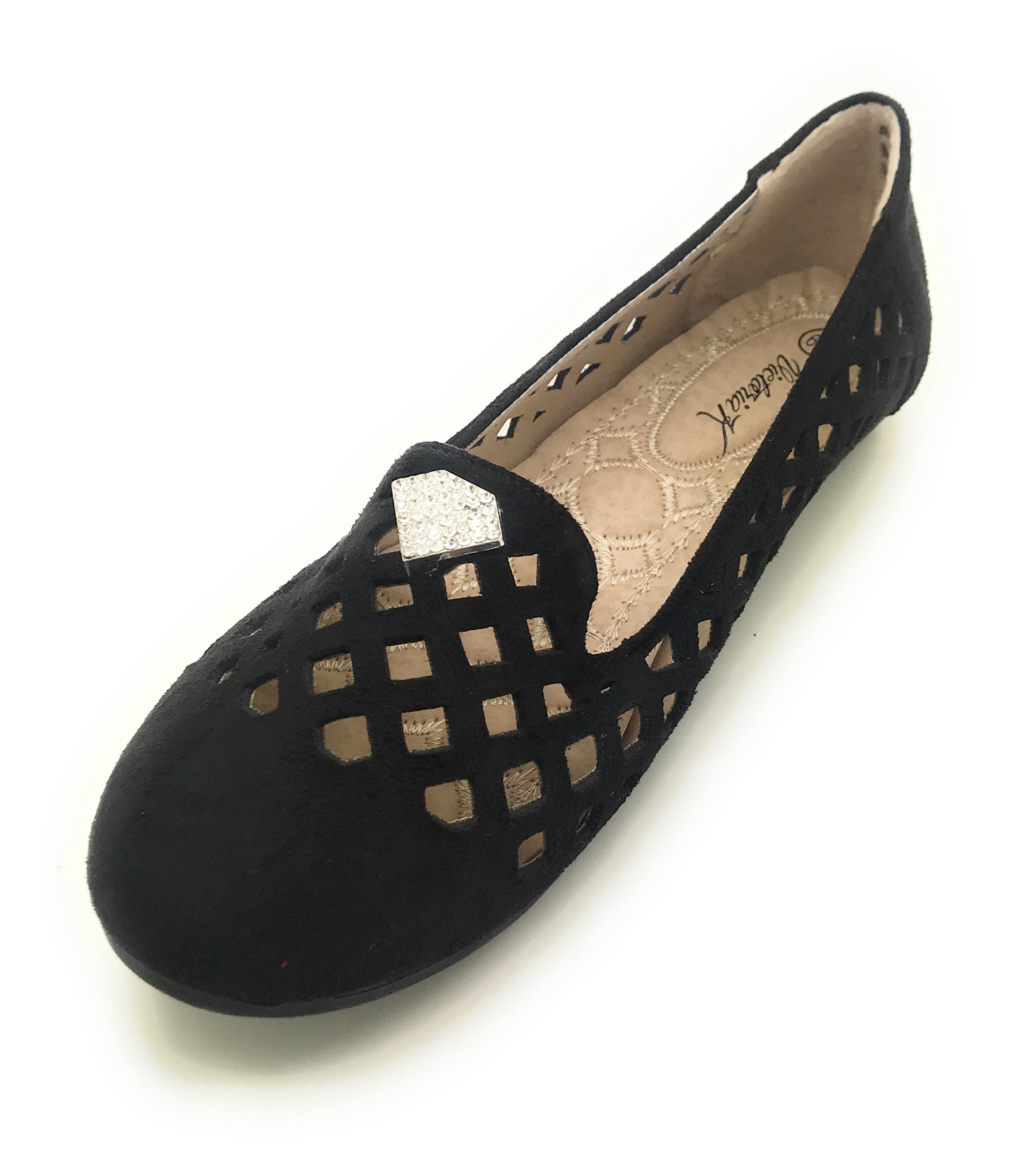 Victoria K. Women's Cut Out Smoking Flat