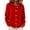 Red, variant on Kezqiaxn Cardigan Sweaters for Women Hooded Knit Long Sleeve Button Down Loose Casual Cardigans Plus Size Fashion Red XL
