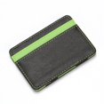 thumbnail image 1 of Ultra Thin PU Leather Women Men Magic Wallets Mini Coin Purses Short Business Credit Card Holder, 1 of 7