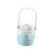 thumbnail image 2 of Organizador de brochas de maquillaje con ranuras para guardar cosméticos en el baño. Azul, 2 of 9