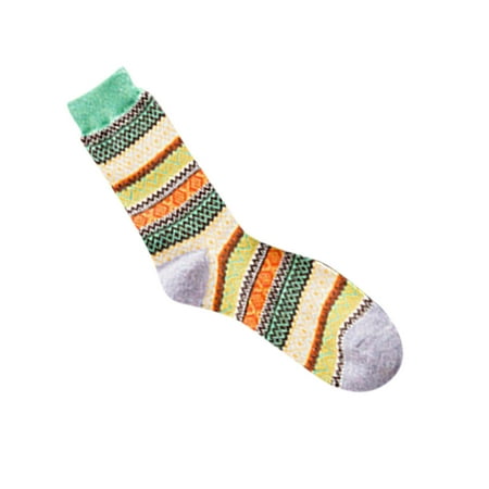 

UTTOASFAY Women Socks Clearance Pack of 1 Womens Vintage Style Thick Wool Warm Wintersocks Flash Picks