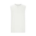 thumbnail image 4 of WAVSUF Summer Sports Sleeveles Vest for Mens Solid Color Quick Dry Tank Tops Round Neck Pullover White Size M, 4 of 6