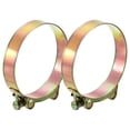 thumbnail image 1 of Unique Bargains 2Pack T-Bolt Hose Clamps, 104-112mm/4.09'-4.41' ID Range, Iron Radiator Hose Clamp Intake Clamp, 1 of 4