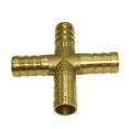 thumbnail image 2 of LOVIVER prostys Barbed Wire Fittings Pneumatic Cross Coupler prosty Male Thread Gas, 2 of 5
