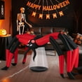 thumbnail image 6 of Costway 5 FT Halloween Inflatable Spider with Red Tunnel Light Eyes Ground Stakes for Lawn, 6 of 10