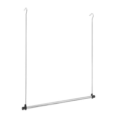 Whitmor Double Closet Rod - Heavy Duty Closet Organizer- Chrome