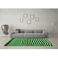thumbnail image 3 of Ahgly Company Indoor Rectangle Abstract Emerald Green Contemporary Area Rugs, 4' x 6', 3 of 4