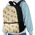 thumbnail image 4 of Uourmeti Durable Daypack for School Travel, 17 Inch Large Capacity Backpack, Japan Capybara, 4 of 6