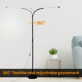 thumbnail image 6 of LITOM Standing Floor Lamp Adjustable 360° LED Reading Light for Bedroom Living Room US, 6 of 11
