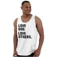 thumbnail image 3 of Love God and Others Christian Quote Tank Top T Shirts Men Women Brisco Brands S, 3 of 6