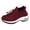 Red, variant on Orthopedic Walking Running Nursing Shoes for Women with Arch Support 2026 Spring Fall Comfortable Knit Ortho Air Cushion Non Slip Work Sneakers Red Size 8.5