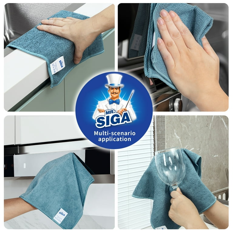 MR.SIGA Microfiber Cleaning Cloth, 50 Pack, 11.8-Inch photo 6