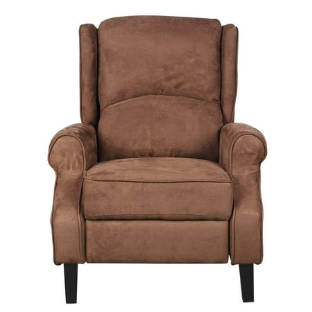 Heated Vibrating Suede Massage Reclining Arm Chair