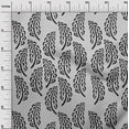 thumbnail image 2 of oneOone Cotton Jersey Black Fabric Leaves Block Sewing Fabric By The Yard Printed Diy Clothing Sewing Supplies 58 Inch Wide, 2 of 4
