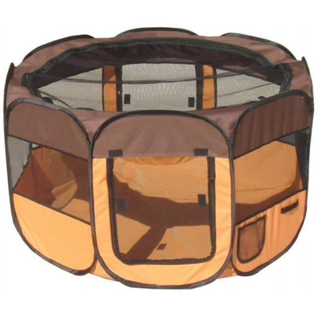 All-Terrain' Lightweight Easy Folding Wire-Framed Collapsible Travel Pet Playpen