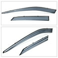 thumbnail image 6 of Ikon Motorsports Window Visors Compatible with 2016-2022 Lexus RX350 RX450h AL20, Polycarbonate Vent Deflector Rain Guard W/ Chrome Trim 4Pc Set, 6 of 9