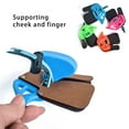 thumbnail image 2 of Archery Accessories Finger Tab Multiple Colors Comfortable Fingers Protector Wear-resistant Shooting Practice Ergonomic Design orange m, 2 of 9
