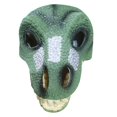 thumbnail image 3 of Máscara de Dinosaurio Salvador Disfraz de Halloween 3D Verde, 3 of 8