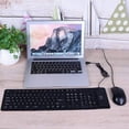 thumbnail image 3 of Folding Portable USB Wired Keyboard for PC Laptop Silicone Silent Keyboard Random Color for PC Laptop Folding Portable USB Wired Keyboard Silicone Silent Keyboard 49.2×13.9.×1.1cm, 3 of 8
