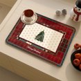 thumbnail image 2 of A Christmas Draining Mat Diatom Mud Easy Care Absorbent Pad Kitchen Tabletop Heat Resistant Insulation Pad Style A, 2 of 6