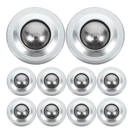 LEORX 10Pcs Shock Resistance Carbon Steel Roller Ball Bearings 1In
