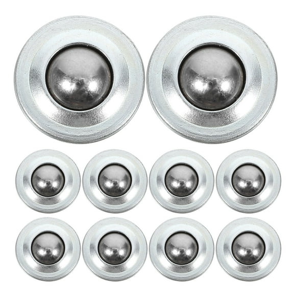 LEORX 10Pcs Shock Resistance Carbon Steel Roller Ball Bearings 1In