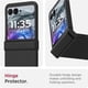 thumbnail image 5 of Funda KEKBOXQ para Motorola Razr 2024, Carcasa para Moto Razr 2024 5G con Protección de Bisagra y Protector de Pantalla Frontal, Bumper Rígido de PC Ajuste Slim Antigolpes para Razr 50 2024, Negro, 5 of 7