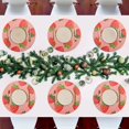 thumbnail image 7 of Ryvnso Strawberry Pattern Round Plate Mats Dining Table Placemat Set of 4 for Holiday Decoration, 7 of 7