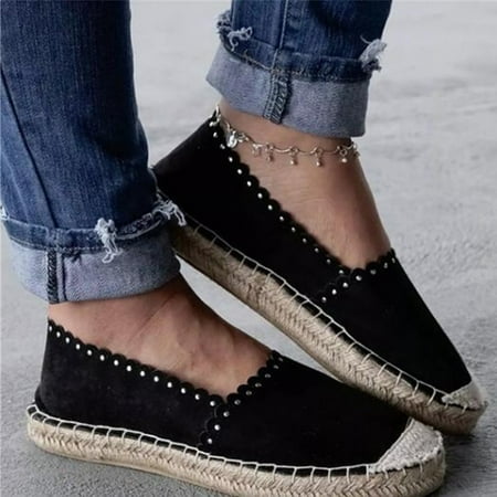 

AXXD Autumn&Winter Flats Shoes Outdoor Hiking Girls Ladies Soft Stain Resistant Flight Attendant Shoes Shoes For Reduced Price