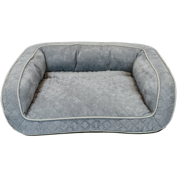 Cozy Pet Couch Dog Bed Gray