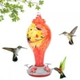 thumbnail image 3 of Comedero para pájaros de cristal, pintura colorida, pájaro de cristal, hermoso comedero para pájaros, suministros para pájaros, multifuncional Jadeshay A, 3 of 8