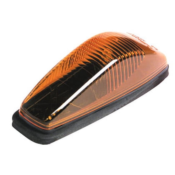Grote 46813 Yellow Small Aerodynamic Cab Marker Light without Chrome Bezel
