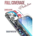 thumbnail image 2 of Encased Bando Series Designed for iPhone 14 PRO Case with Hand Strap Loop and Screen Protector (Cool Graffiti Art), 2 of 6