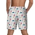 thumbnail image 2 of Lsque Mens Swim Trunks Sea Turtle Pattern - Bathing Suit Compression Liner - Beach Swim Shorts Swimwear - (S-3XL) - Stretch Quick Dry -Large, 2 of 9