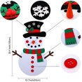 thumbnail image 5 of Árbol de Navidad de fieltro para hacer tú mismo, juego de muñeco de nieve navideño, 5 of 5