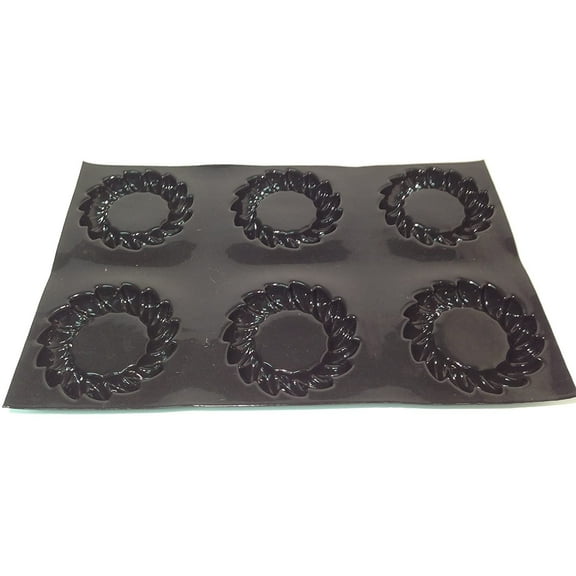 Sasa Demarle FP 01179 St Honore Crown Molds Flexipan, 6 Cavities, 26" Length, 18" Width, 1.5" Height