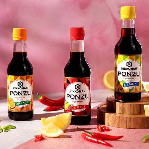 Kikkoman Ponzu Citrus Soy Sauce 250ml, British Import (Pack of 2)