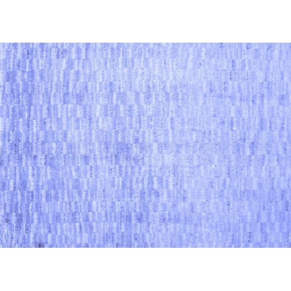 Ahgly Company Machine Washable Indoor Rectangle Abstract Blue Contemporary Area Rugs, 8' x 12'