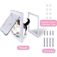 thumbnail image 5 of Gogcaro Small Weatherproof Guillotine Pet Door for Interior Exterior Doors, 1 Pack, 5 of 6