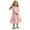 Red, variant on ZHOGXU Sleeveless Casual Little Girls Button Down Ruffled Dress Soft Boho Beach Vacation Back To School Sundress