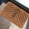 thumbnail image 3 of Ninamar Tapis de Porte à Chevrons Naturel - 24 x 16 Pouces, 3 of 19