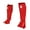 Red, variant on Meister Elastic Cloth Shin & Instep Padded Guards (Pair) Black - X-Small