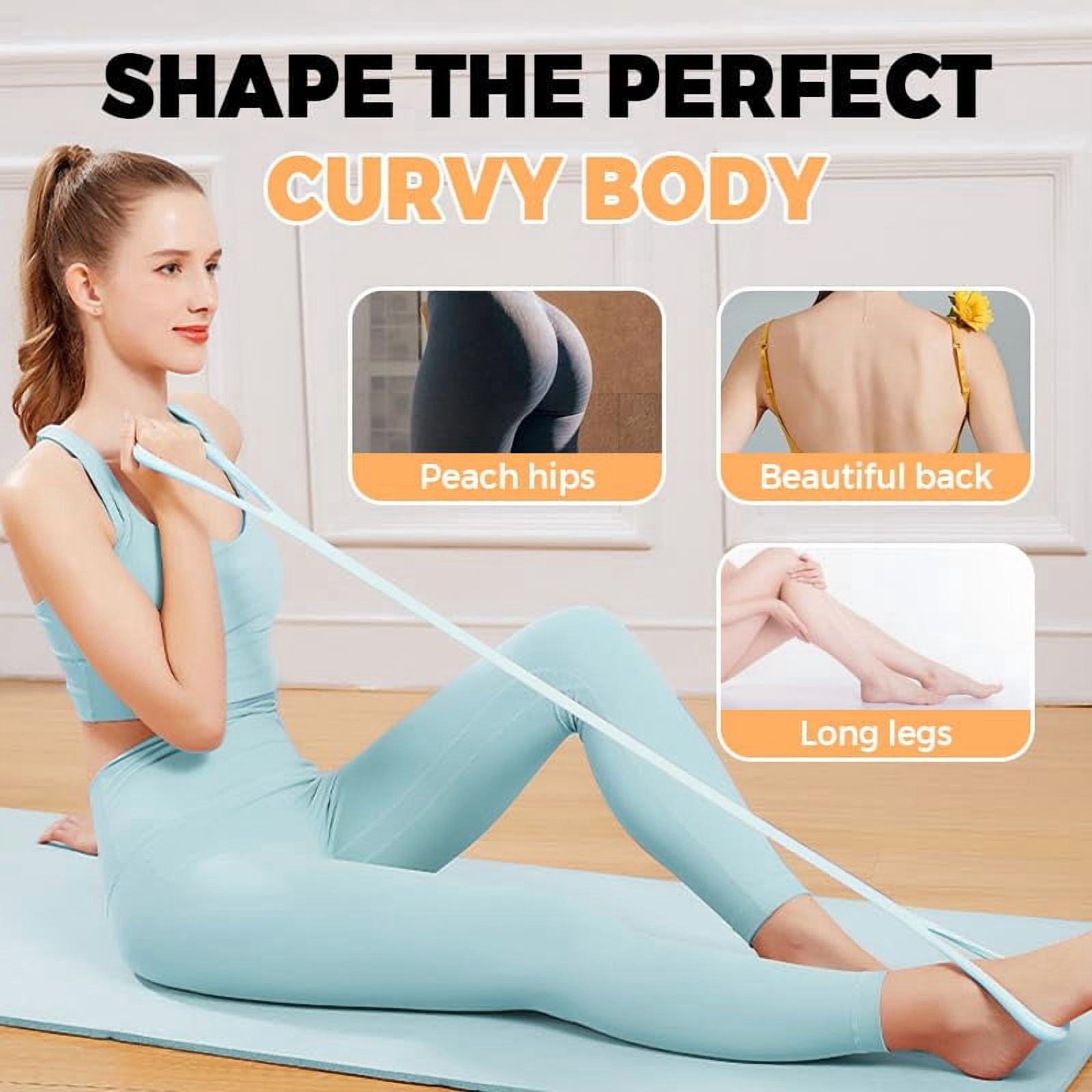 2026 New Figure 8 Resistance Band with Handles, Elastic Bands for Working Out,Arm,Back,Shoulder Training Elastic Ropes,Exercise Equipment for Yoga, Pilates,Physical Therapy Stretching