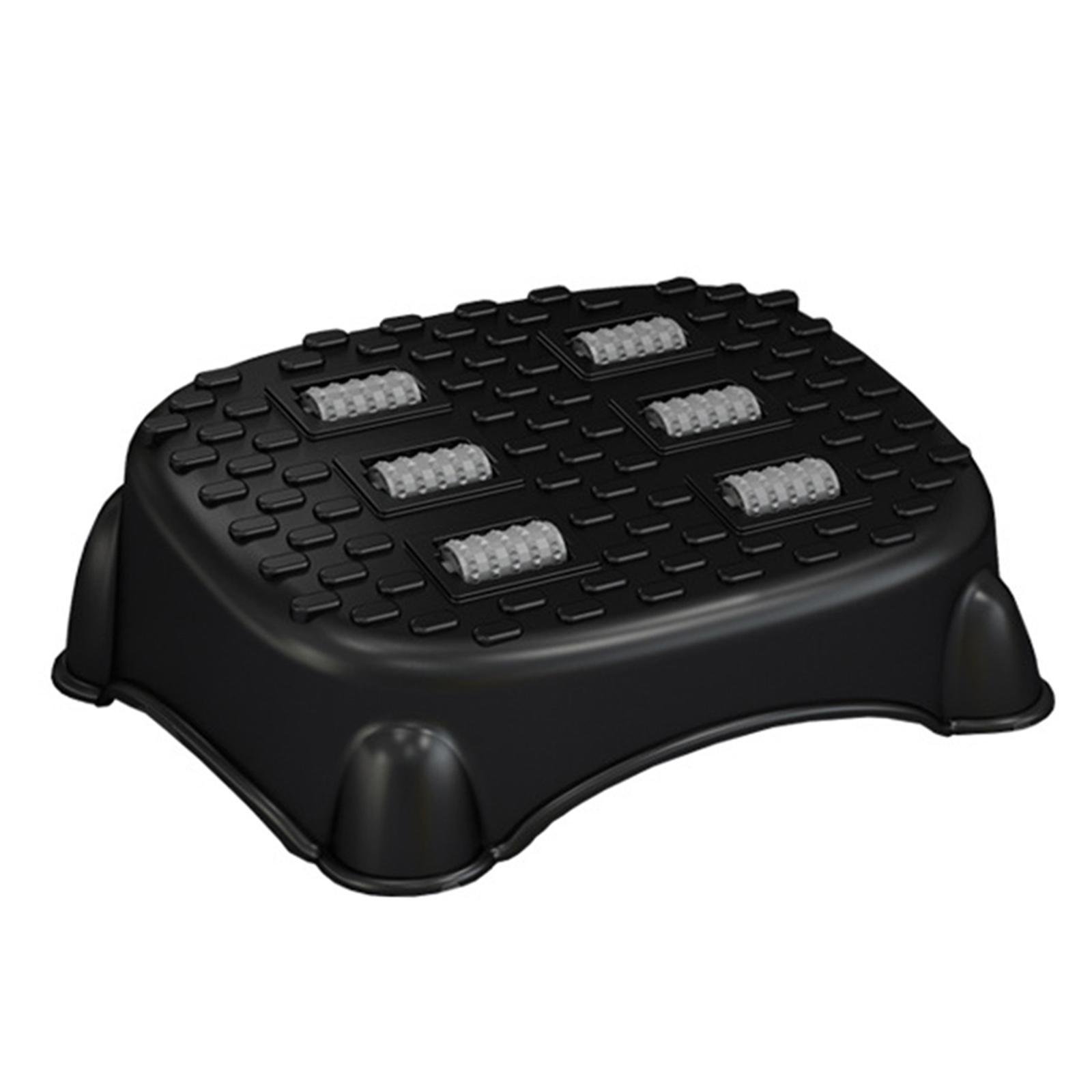 Cartizma Repose-Pieds sous le Bureau : Ergonomique, Lavable, Antidérapant, Deux Hauteurs Réglables. Confort Ultime pour Bureau, Maison, Voyage en Gris Épuré