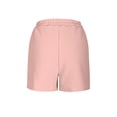 thumbnail image 4 of Shorts Sets for Women Texture Cap Sleeve Tops Matching Drawstring Shorts Casual Loose Workout Outfits Sweatsuit, 4 of 9