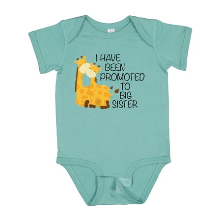 

Inktastic I Have Been Promoted to Big Sister Gift Baby Girl Bodysuit